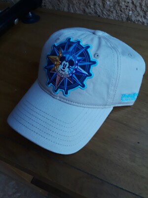 NEW Walt Disney World Compass Passholder Tan Adjustable Baseball Cap Hat-image