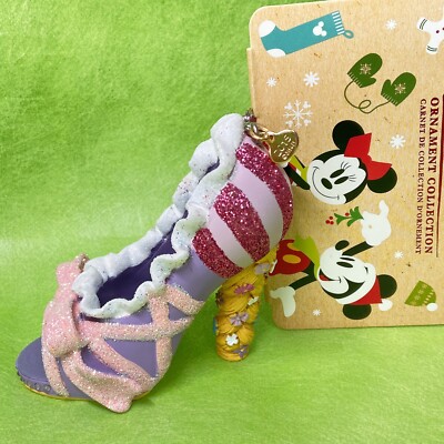 NEW RAPUNZEL 2015 Shoe Ornament Disney Parks Runway High Heel Princess Tag-image