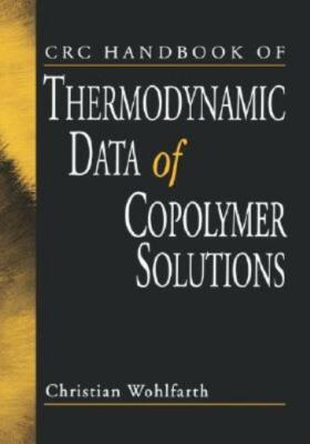 Crc Handbook Of Thermodynamic Data Of Copolymer Solutions-image