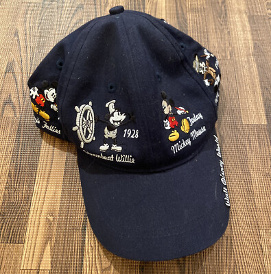 Walt Disney World Mickey Mouse Through the Years Baseball Cap Hat Steamboat-image
