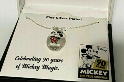 Disney MICKEY Heritage 1928 THE TRUE ORIGINAL MICKEY MOUSE PENDANT NECKLACE NIB-image