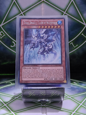 Misprint CT10-EN001 Tidal, Dragon Ruler of Waterfalls Secret Rare YuGiOh Card #2-image