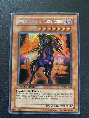 Yu-Gi-Oh! TCG Swift Gaia the Fierce Knight 2004 Collector's Tins CT1-EN004...-image