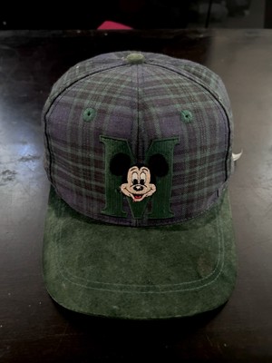 Mickey Mouse Vintage 1991 Goofys Hat Co Scottish Plaid Snapback Hat WDW-image