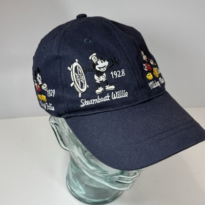 Vtg Walt Disney World Through The Years Mickey Mouse Adjustable Hat Embroidered -image
