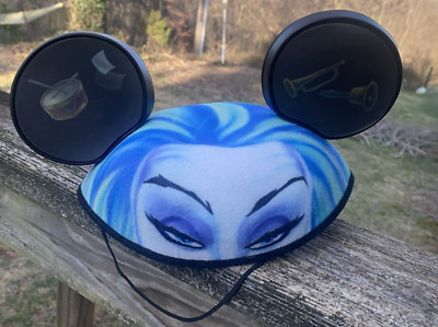 Walt Disney World Parks Haunted Mansion Madame Leota Mickey Ear Hat Blue-image