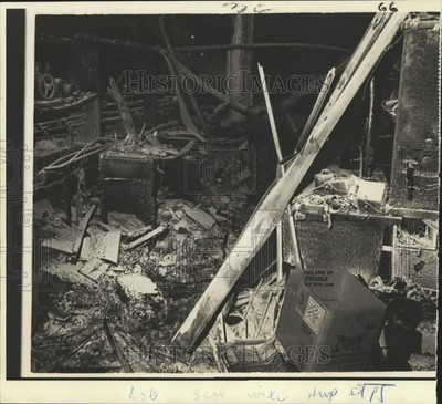 1971 Press Photo Walker Science Building at Univ. of Southern Mississippi ruins-image