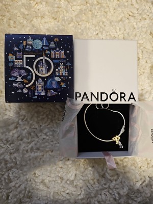 Walt Disney World 50th Anniversay Limited Pandora Bracelet and charm-image