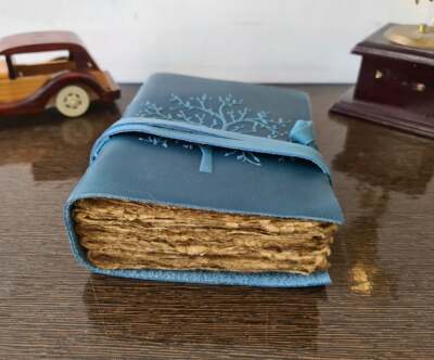 Leather Journal Tree of life Handmade Journal Diary Book of Shadows Leather gift-image