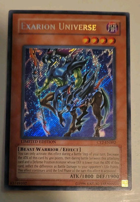 Yugioh Exarion Universe CT2-EN002 Secret Rare Limited Edition LP-image