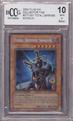 Yugioh Total Defense Shogun LTD ED CT1-EN001 Secret Rare BCCG 10 Mint-image