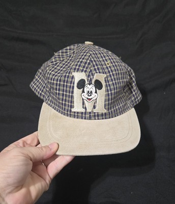 Vintage Walt Disney World Suede Bill Strapback Hat-image