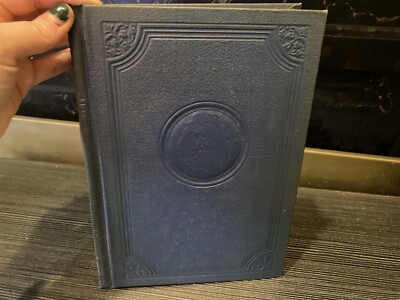 The American Educator Encyclopedia Book 5 Embossed Leather Dark Blue 1947 Lee-image