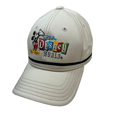 Walt Disney World Convertible Hat Visor Adjustable Zip Off WDW Mickey Mouse-image
