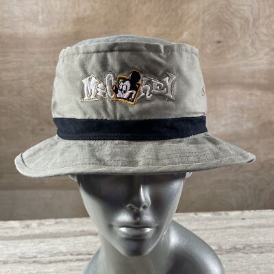 Walt Disney World Mickey Mouse Bucket Hat Cap Fishing Tan Youth/Small Adult-image