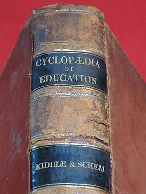 1883 ~ CYCLOPEDIA OF EDUCATION ~ DICTIONARY OF INFORMATION / BOOKLET-image