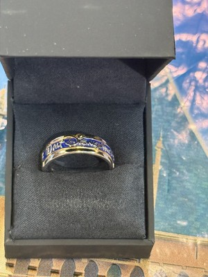 Walt Disney World Crislu Entrance Sign Marquee Ring Size 8 New-image