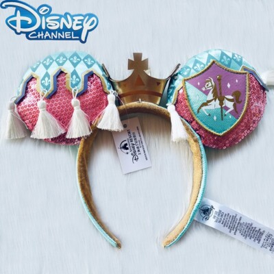 Disney Parks Prince Charming Mickey Minnie Ears Headband  Carousel NEW-image