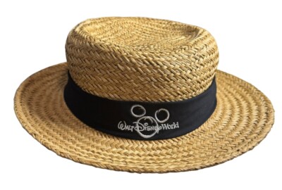 Official Walt Disney World Wide Rim Straw Sunhat Unisex-image