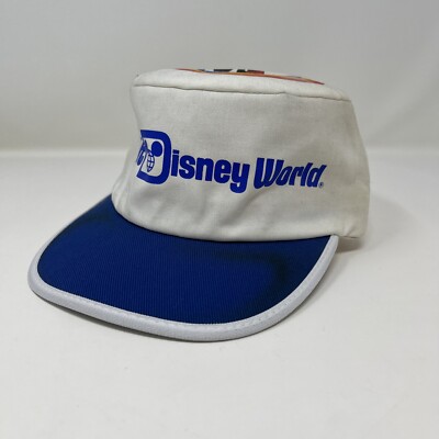 Vintage 1980s Walt Disney World Mickey Mouse Painter Hat Cap Retro Made USA-image