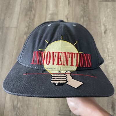 Vintage Epcot Innoventions Hat Cap Snapback Walt Disney World Goofy USA Made-image