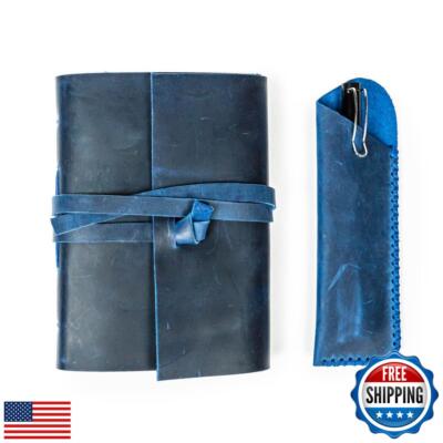HATIRA Genuine Leather Bound Writing Journal For Men and Women 260 Kraft Unli-image