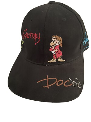WALT DISNEY WORLD PARKS 7 SEVEN DWARFS BASEBALL HAT EMBROIDERED VINTAGE 90'S-image