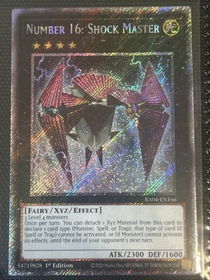 2025 YUGIOH RA04 1ST ED QC SECRET RARE M X SABER INVOKER NM -image