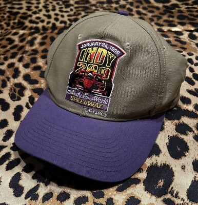Vintage Indy 200 Walt Disney World Speedway Embroidered Cap￼-image