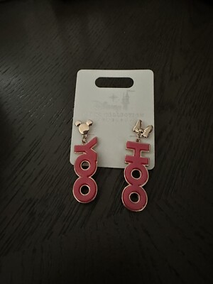 Disney Parks Collection Jewelry Minnie's Yoo Hoo Mickey's Song Earrings New-image