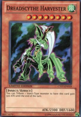 3 x Dreadscythe Harvester - CT07-EN019 - Super Rare - Limited Edition Near Mint,-image