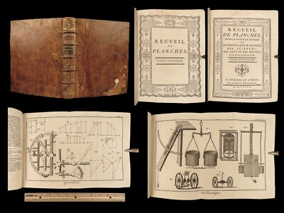 1781 Diderot Encyclopedia Illustrated Mechanics ART of WAR Weapons Architecture-image