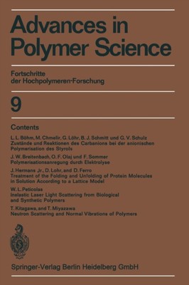 Cantow - Advances in Polymer Science   Fortschritte der Hochpolymeren- - T555z-image