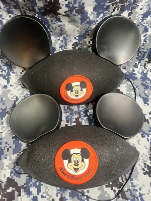 Walt Disney World- Parks- Set Of 2 Ear Hats- Unused- Disney land Theme-image