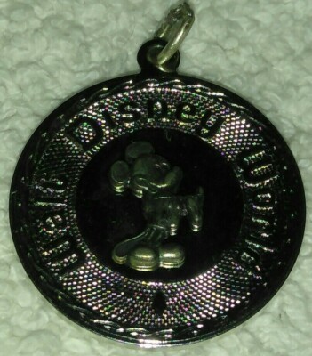 925 Sterling Silver Walt Disney World Mickey Mouse Pendant charm-image