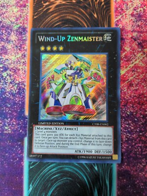 Yu-Gi-Oh! Wind-Up Zenmaister CT08-EN002 Limited Secret Rare NM -image