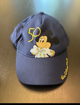 Disney WDW 50th Anniversary Mickey Mouse Walt Disney World Baseball Cap Hat-image
