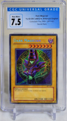 2003 YuGiOh BPT Limited BPT-007 Dark Magician CGC 7.5-image