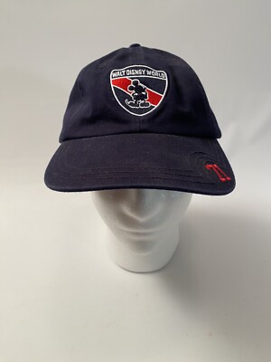 Walt Disney World 71 Adult Adjustable Hat Navy Blue Red Baseball Cap Mickey-image