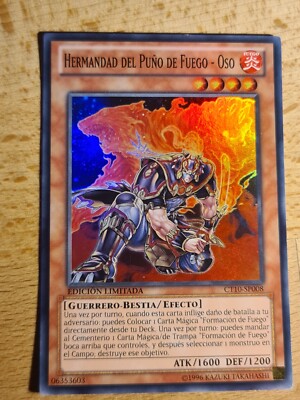 Brotherhood of the Fire Fist - Bear●YUGIOH●CT10●2013●SPANISH●SUR●NM(-) #2615-image