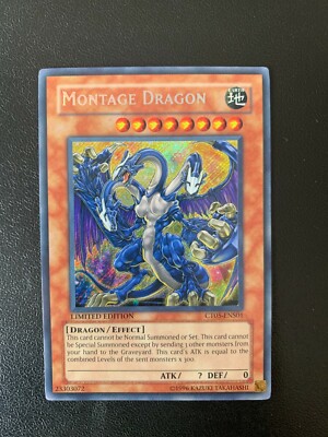 Yu-Gi-Oh! Near Mint Montage Dragon CT05-ENS01 Limited Ed. Secret Rare-image