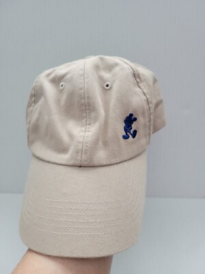 Disney Mickey House Blue Hat Cap Baseball Golf Tan Walt World Adult Embroidery-image