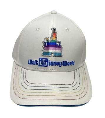 Walt Disney World PRIDE Unisex Baseball Cap Hat Cinderella Castle New with Tags-image