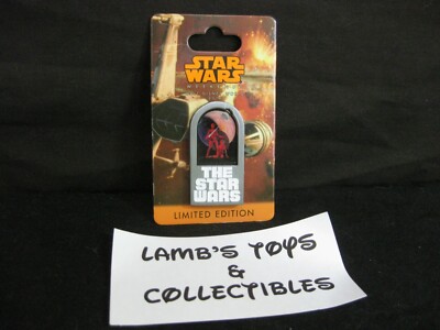 Disney Parks Luke Leia Concept Poster Pin LE 1900 WDW Star Wars Weekends 2014-image
