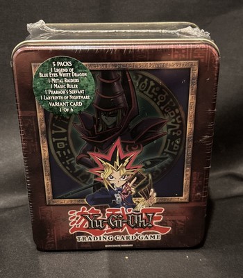 2003 Yugioh Collector Tin, Yugi/Dark Magician, MINT!, Fact Sealed &Case Fresh D2-image