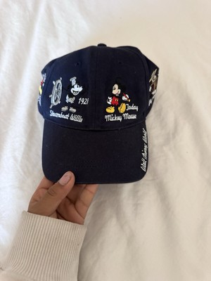 Walt Disney World Mickey Through The Years Mouse Adjustable Hat Cap Blue Vintage-image
