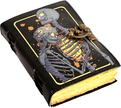 Panoply Leather Journal Grimoire - Book of Shadows - Witchcraft Diary 5x7-image
