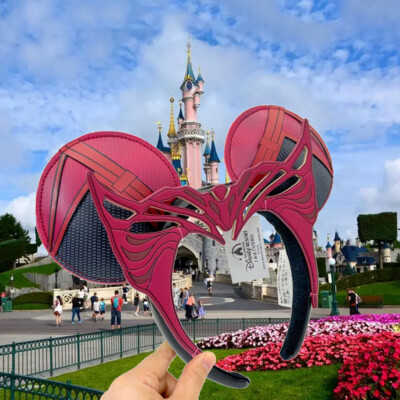 Scarlet Witch Ears Collection Wanda Disney`Parks Marvel Comics Headband-image