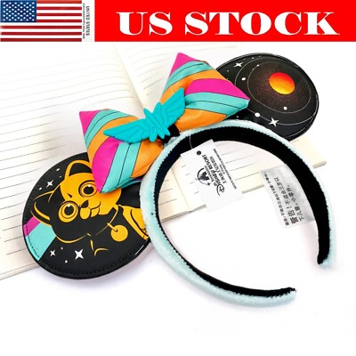 Disney Parks Buzz Sox Lightyear Cat Movie Minnie Mouse Bow Ears Headband US SHIP-image