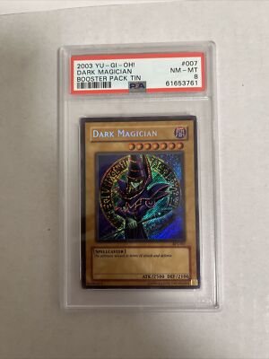 Yu-Gi-Oh! TCG Dark Magician BPT-007 Limited Secret Rare PSA 8 Near Mint - Mint-image